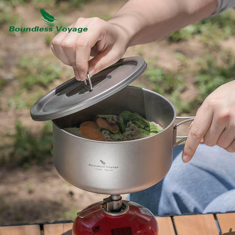 Olla de Camping de titanio Bou - Camping Cooking Organizer reseña y precio