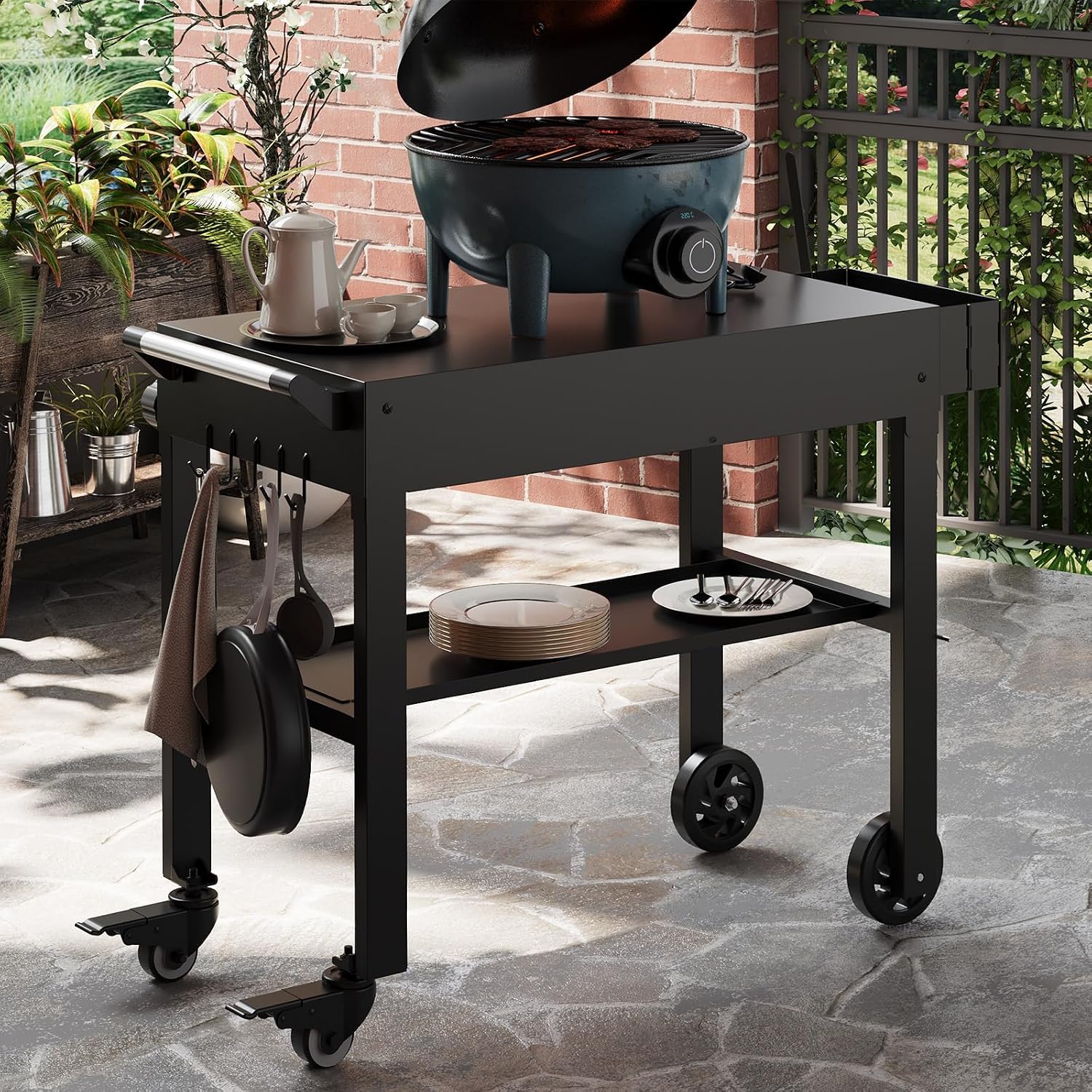 Carrito de parrilla portátil T - Camp Grill Portable Folding reseña y precio