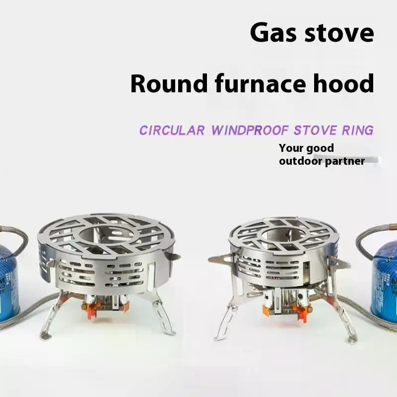 Estufa al aire libre parabrisa - Camping Cooking Ring reseña y precio