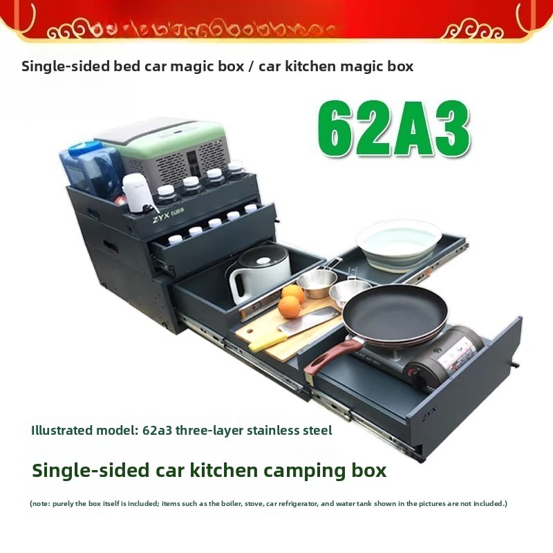 Caja de Almacenamiento y Cocin - Camping Cooking Organizer reseña y precio