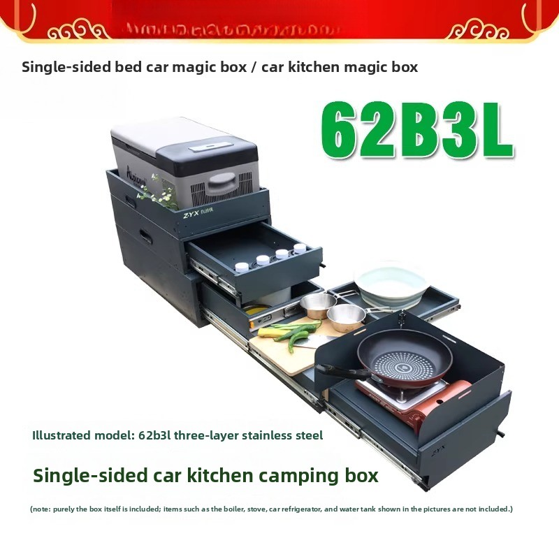 Caja de Almacenamiento y Cocin - Camping Cooking Organizer reseña y precio